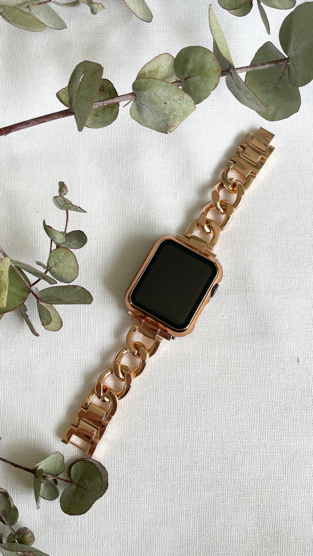 Temple Link Apple Watch Band - Silver Gold Black & Rose Gold