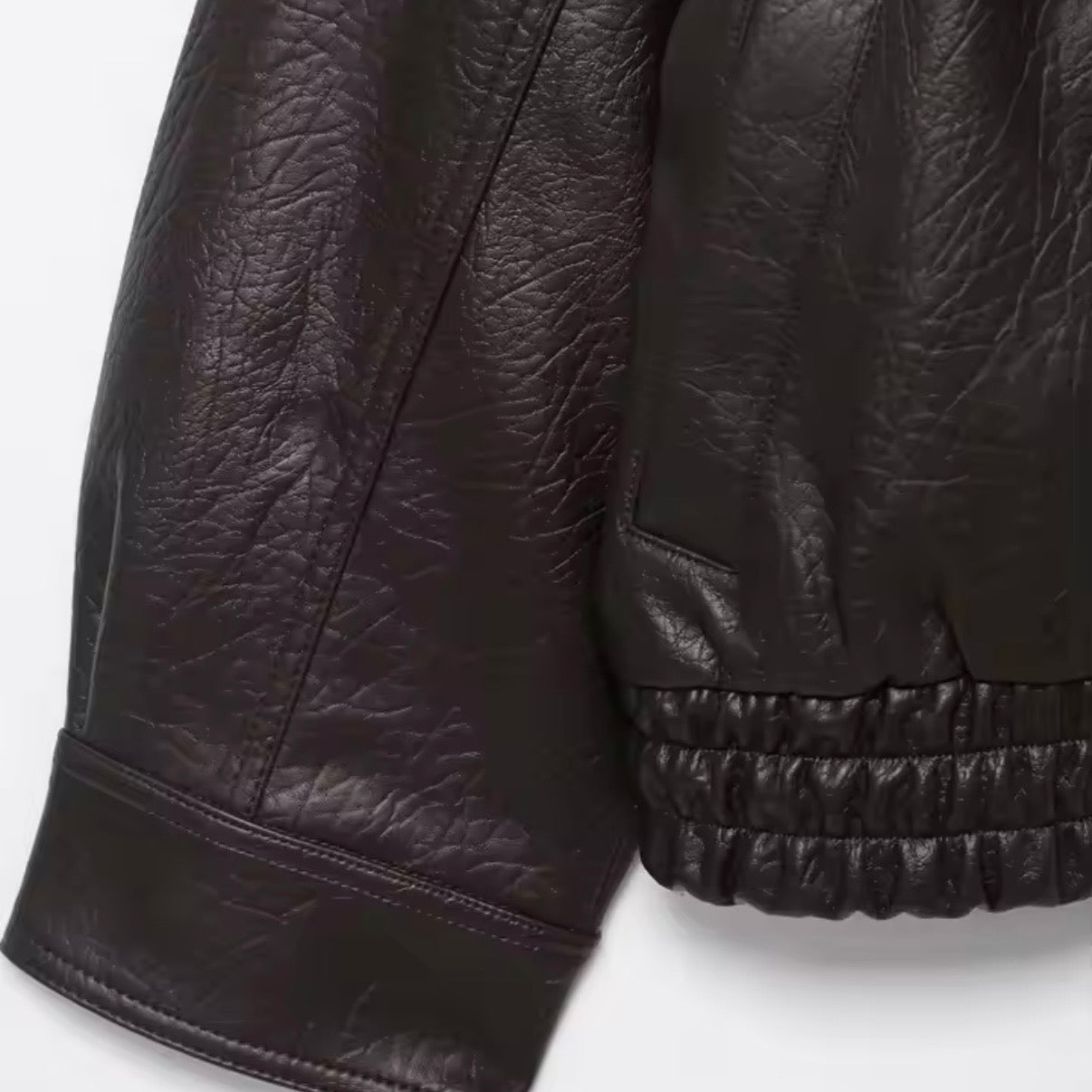 Chelsea Oversized Vegan Leather Jacket