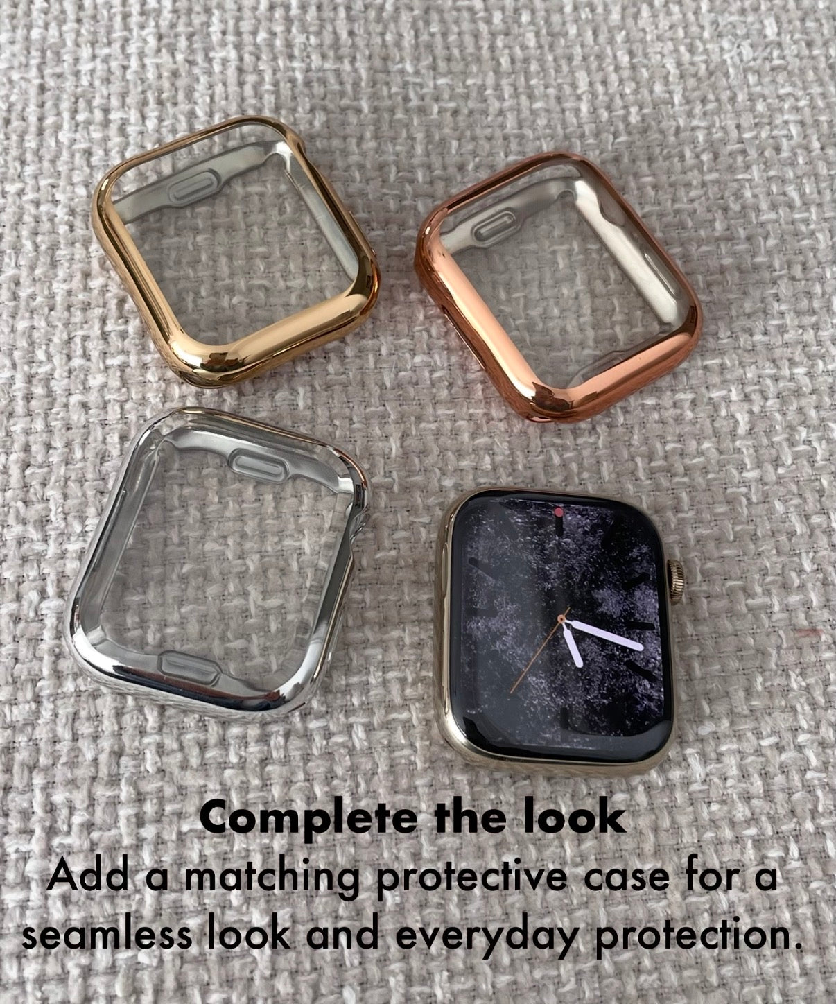 Luxuriöses Jubilee Apple Watch Armband – Gold- & Silberfarbenes Edelstahlarmband