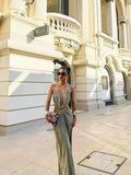 Celeste Backless Cut-Out Maxi Dress