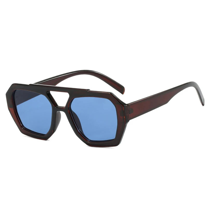 Riviera Geometric Polygon Sunglasses