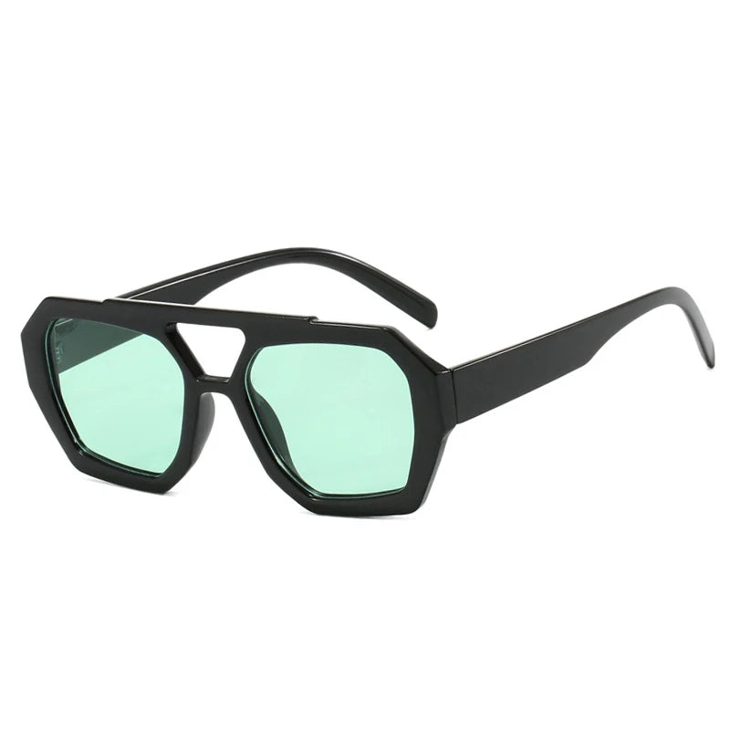 Riviera Geometric Polygon Sunglasses