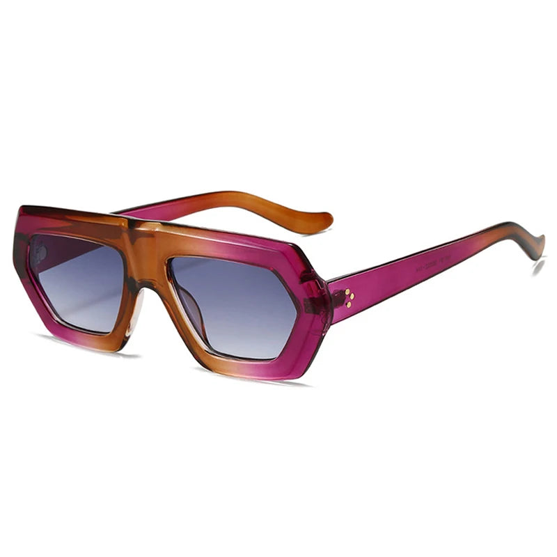 Barcelona Oversized Geometric Sunglasses