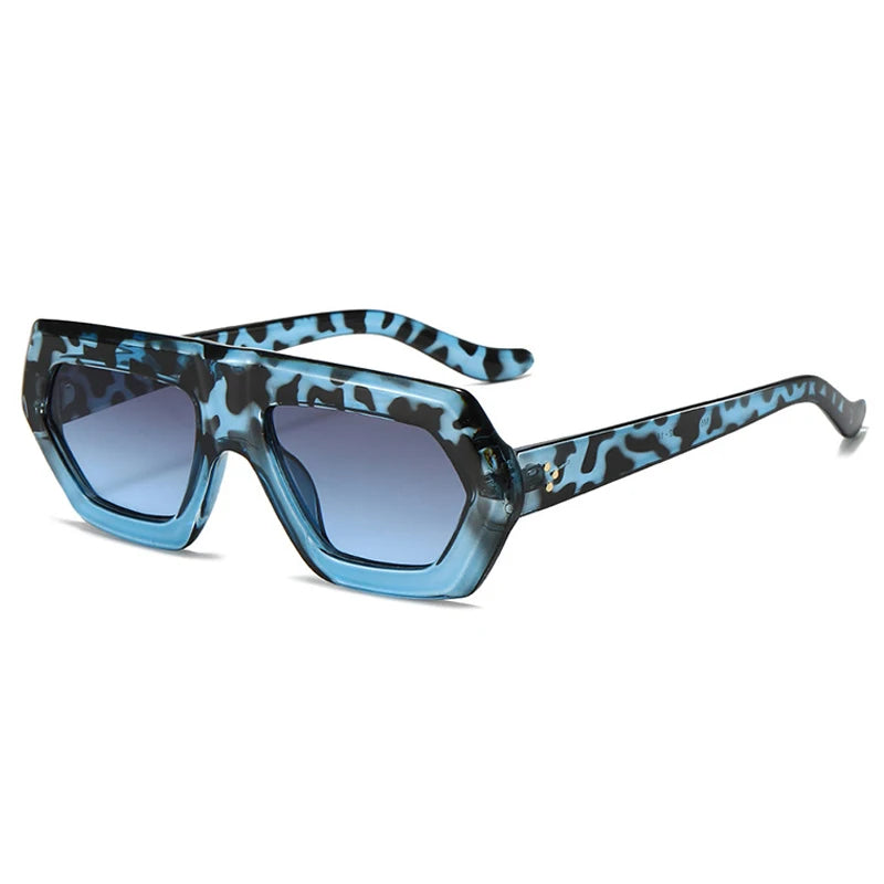 Barcelona Oversized Geometric Sunglasses