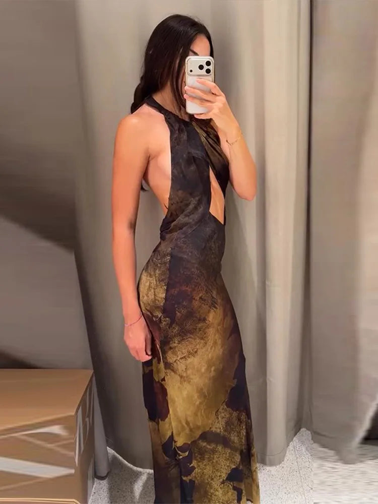 Elysian Halter Maxi Dress