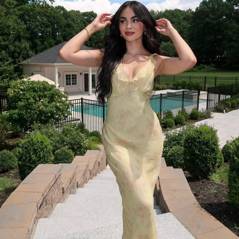 Amalfi Bloom Midi Dress