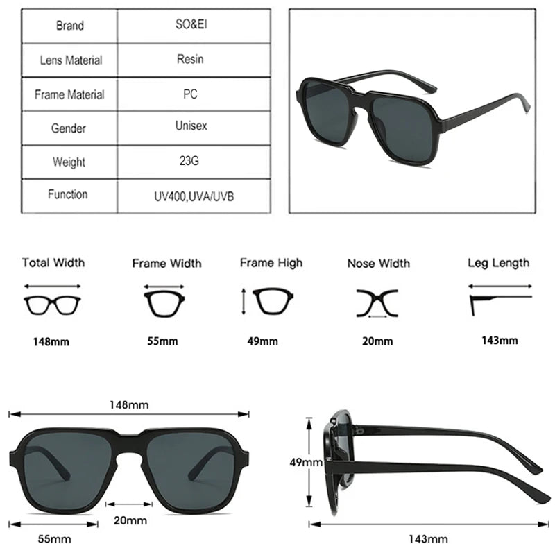 Capri Clear Sunglasses
