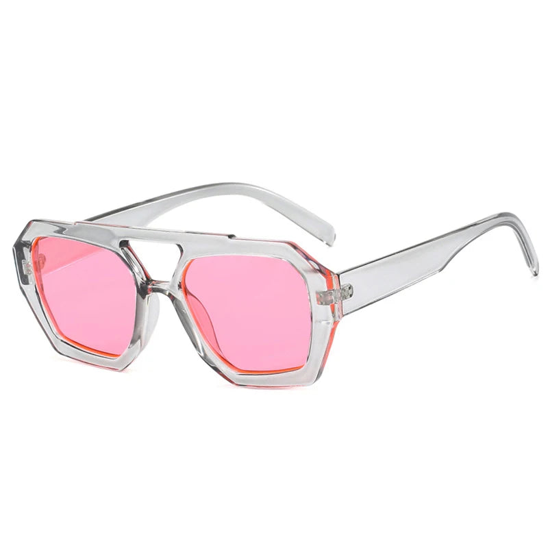 Riviera Geometric Polygon Sunglasses