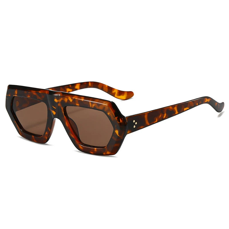 Barcelona Oversized Geometric Sunglasses