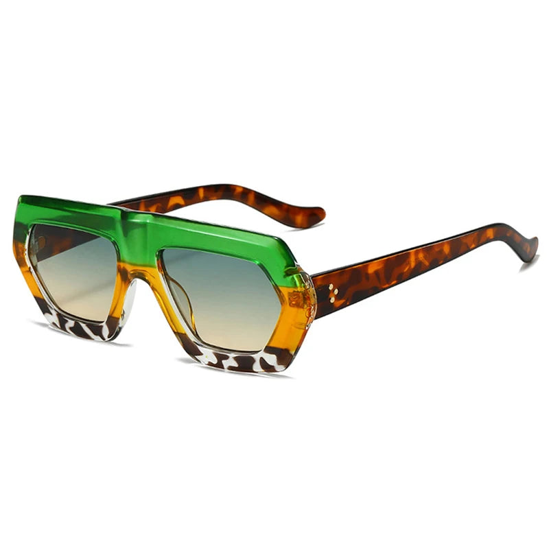 Barcelona Oversized Geometric Sunglasses
