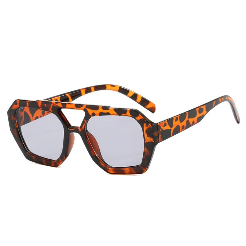 Riviera Geometric Polygon Sunglasses