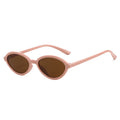 SO&EI Fashion Ovale Sonnenbrille Damen Retro Punk Verlaufende Gläser UV400