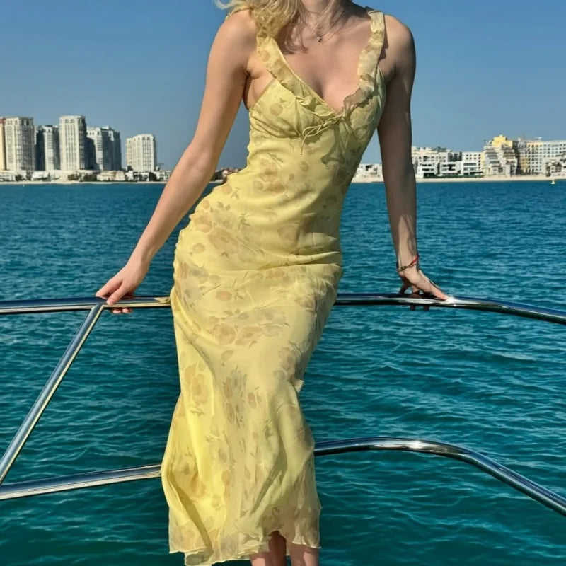Amalfi Bloom Midi Dress