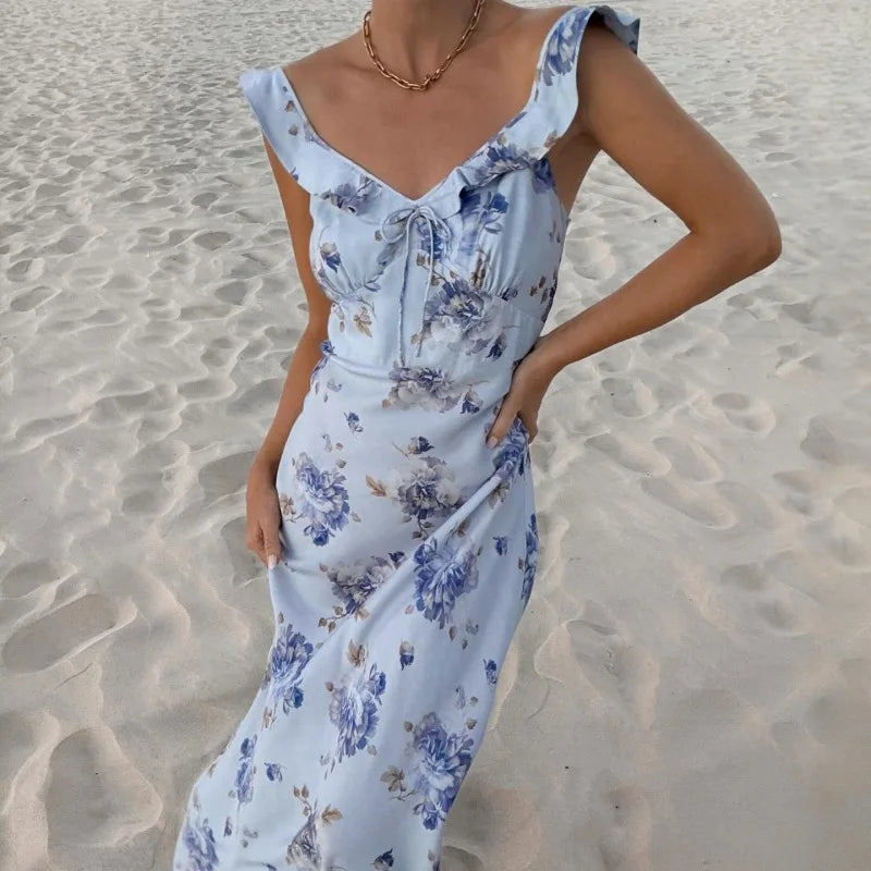 Amalfi Bloom Midi Dress