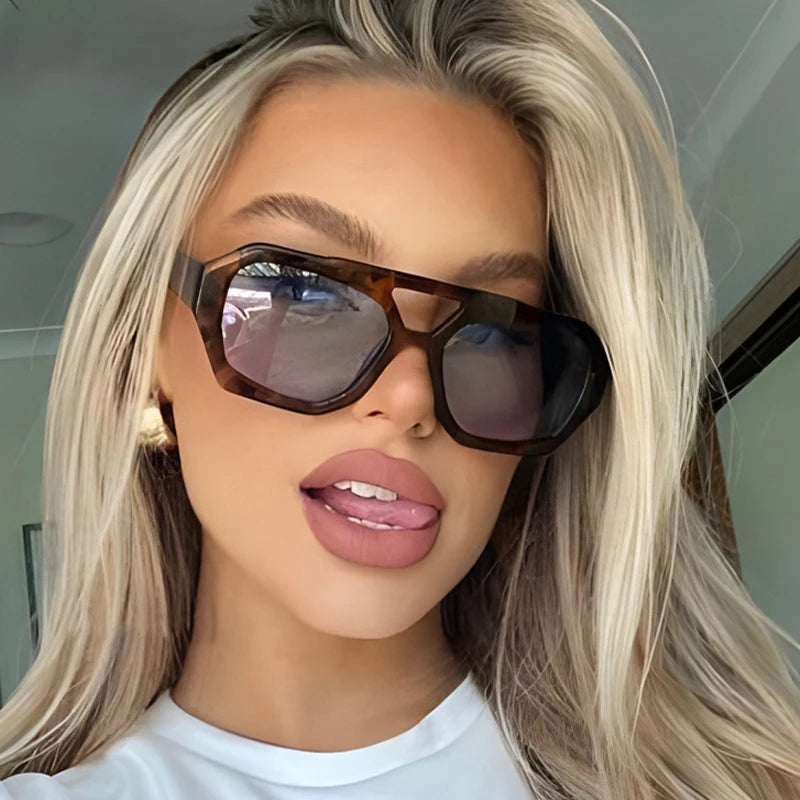 Riviera Geometric Polygon Sunglasses