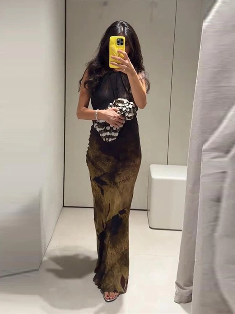 Elysian Halter Maxi Dress