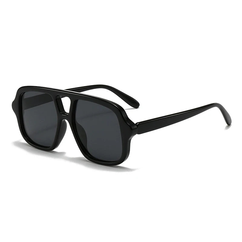 Miami Aviator Sunglasses – Green Marble Frame & Amber Tinted Lenses