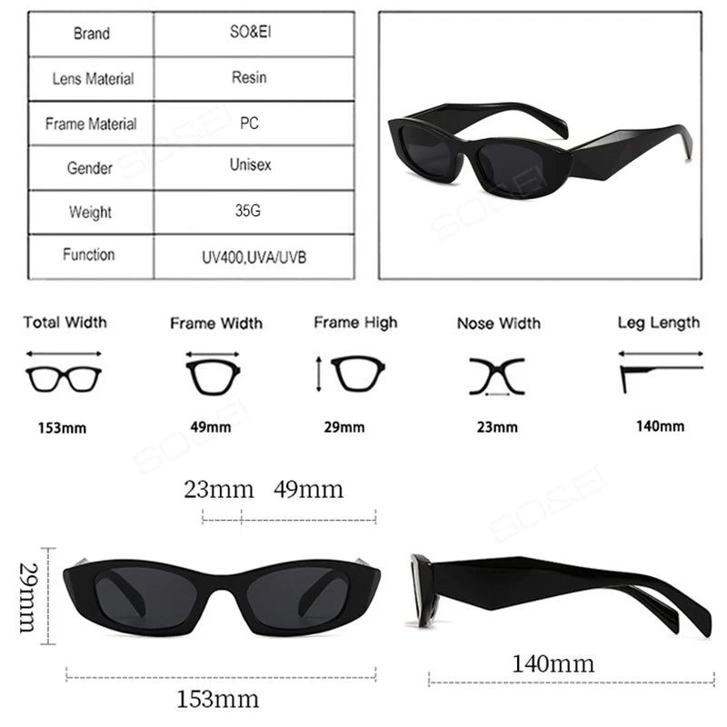 Paros Retro Glam Sunglasses