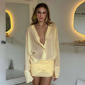 Sienna Sheer Shirt Mini Dress